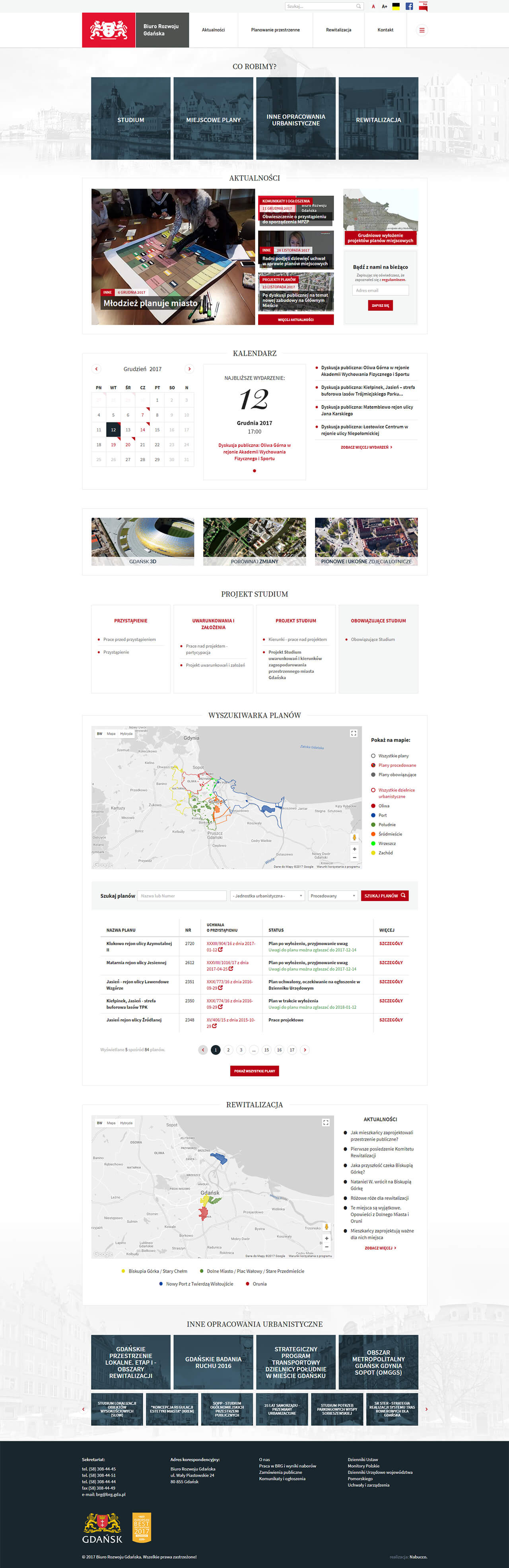 Gdańsk Development Agency website